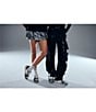 Steve Madden Duo Sequin Mid Rise Cargo Pants, Color:Black - Image 5