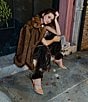Steve Madden Duo Velvet Mid Rise Utility Cargo Pants - Image 5