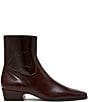 Steve Madden Dusty Leather Square Toe Ankle Booties - Image 3