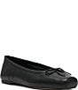 Steve Madden Eleve Nappa Leather Square Toe Ballet Flats - Image 1