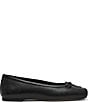Steve Madden Eleve Nappa Leather Square Toe Ballet Flats - Image 4