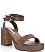 Steve Madden Elida Woven Raffia Platform Dress Sandals - Image 1