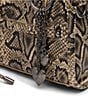Steve Madden Elide Snake Hanging Hearts Bag Charm Top Handle Satchel Bag - Image 5