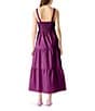 Steve Madden Eliora V-Neck Sleeveless Maxi Dress, Color:Radiant Orchid - Image 2