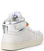 Color:White - Image 2 - Emilee Leather High Top Sneakers