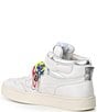 Color:White - Image 3 - Emilee Leather High Top Sneakers