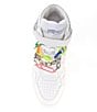 Color:White - Image 5 - Emilee Leather High Top Sneakers