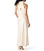 Steve Madden Emmalie High Neck Sleeveless Satin Maxi Dress - Image 2