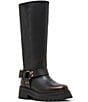 Steve Madden Everest Leather Tall Moto Engineer Boots - Image 1