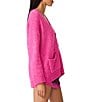 Steve Madden Finley V-Neck Long Sleeve Patch Pocket Button Front Cardigan - Image 3