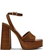 Steve Madden Floria Suede Ankle Strap Platform Sandals - Image 2