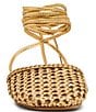 Steve Madden Flutter Woven Ankle Wrap Mules - Image 6