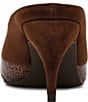 Steve Madden Fonza Patchwork Snake Print High Vamp Pointed Toe Dress Mules - Image 3