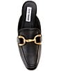 Color:Black - Image 5 - Fortunate Leather Bit Buckle Mules