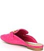 Color:Pink - Image 3 - Fortunate Suede Bit Buckle Mules