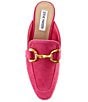 Color:Pink - Image 5 - Fortunate Suede Bit Buckle Mules