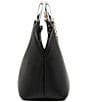 Steve Madden Geena O Ring Handle Satchel Bag, Color:Black - Image 4