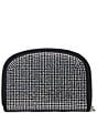 Steve Madden Gems Boxed Bling Zip around Pouch, Color:Black Silver - Image 2