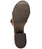 Color:Brown - Image 6 - Gianni Woven Platform Sandals