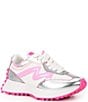 Color:Pink Multi - Image 1 - Girls' J-Campo Metallic Glitter Sneakers (Youth)
