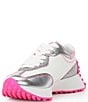 Color:Pink Multi - Image 4 - Girls' J-Campo Metallic Glitter Sneakers (Youth)