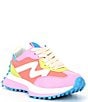 Color:Bright Pink Multi - Image 1 - Girls' J-Campo Neon Sneakers (Youth)