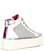 Color:White Multi - Image 2 - Girls' J-Glossy Glitter Fabric Sneakers (Youth)