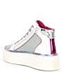 Color:White Multi - Image 3 - Girls' J-Glossy Glitter Fabric Sneakers (Youth)