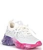 Color:White Multi - Image 1 - Girls' J-Miss Rainbow Ombre Rhinestone Sneakers (Toddler)