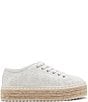 Color:White - Image 2 - Girls' J-Summers Espadrille Sneakers (Youth)