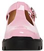 Color:Pink - Image 4 - Girls' J-Suzey T-Strap Patent Lug Sole Loafers (Youth)