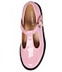 Color:Pink - Image 5 - Girls' J-Suzey T-Strap Patent Lug Sole Loafers (Youth)