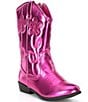 Color:Pink Metallic - Image 1 - Girls' T-Calado Western Boots (Toddler)