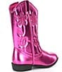 Color:Pink Metallic - Image 2 - Girls' T-Calado Western Boots (Toddler)