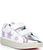 Steve Madden Girls' T-Fetti Metallic Hook-and-Loop Star Embellished Sneakers (Toddler) - Image 1