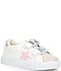 Color:White Multi - Image 1 - Girls' T-Rezume Glitter Star Detail Sneakers (Infant)
