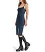 Steve Madden Giselle Denim Scoop Neck Sleeveless Dress, Color:Washed Denim - Image 3