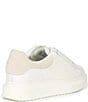 Color:White - Image 2 - Glacer Suede Heel Platform Sneakers