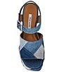 Steve Madden Halea Denim Patchwork Block Heel Platform Sandals - Image 5