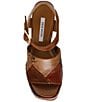 Steve Madden Halea Snake Print Patchwork Block Heel Platform Sandals - Image 5