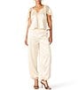 Steve Madden Halo Satin High Rise Pull-On Jogger Pants - Image 4