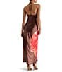 Steve Madden Halter Neck Floral Maxi Dress, Color:Burnt Umber - Image 2