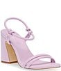 Color:Lilac - Image 1 - Harrlow Leather Strappy Dress Sandals