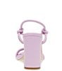 Color:Lilac - Image 3 - Harrlow Leather Strappy Dress Sandals