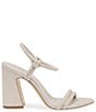 Color:Dusty Gold - Image 2 - Harrlow Suede Strappy Sandals