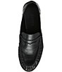 Steve Madden Hartly Crinkle Leather Penny Loafers - Image 5