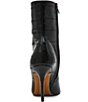 Steve Madden Heleena Leather Eel Embossed Stiletto Pointed Toe Ankle Booties - Image 3
