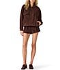 Steve Madden Henson Faux Suede Collared Long Sleeve Jacket - Image 4
