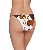 Steve Madden Hideout Cow Print Strap Side Swim Bottom - Image 2