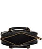 Steve Madden Hudsen East / West Small Satchel Bag with Bag Charm, Color:Black - Image 3